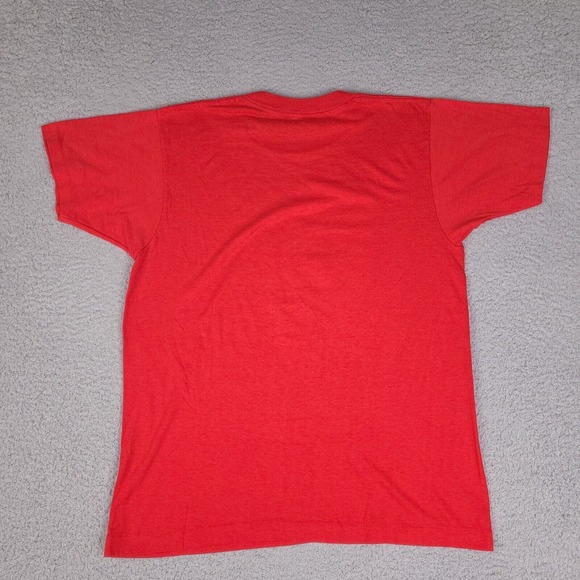 Vintage 1982 Electricians Excuse T-Shirt Mens Medium Red Single Stitch USA Made - Picture 10 of 16